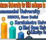 Top distance Private B.ed Colleges in india