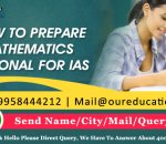 HOW TO PREPARE MATHEMATICS OPTIONAL FOR IAS