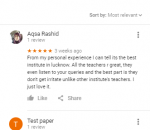 Career Point NEET Coaching Lucknow Reviews