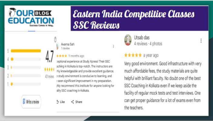Eastern India Competitive SSC reviews in kolkata
