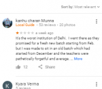 Global Teachers Academy UGC NET Coaching Delhi Reviews