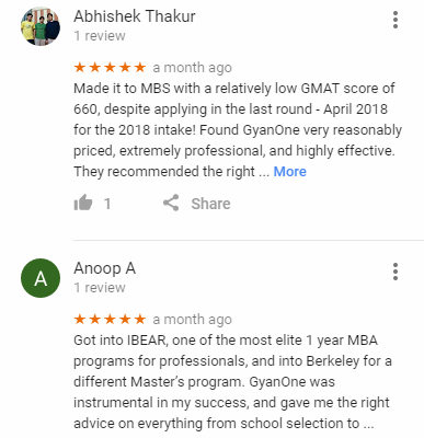 Gyan One Gmat Coaching Delhi Reviews