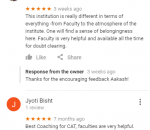 Mindworkzz CAT Coaching Delhi Reviews