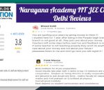Narayana Academy IIT JEE Coaching Delhi Reviews