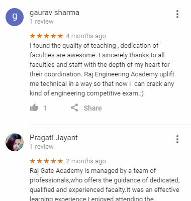 Raj gate academy DMRC Coaching Delhi Reviews