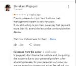 Vani Institute GATE Coaching Bangalore Reviews