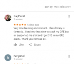 Vinay Patel Classes GRE Ahmedabad Coaching Reviews