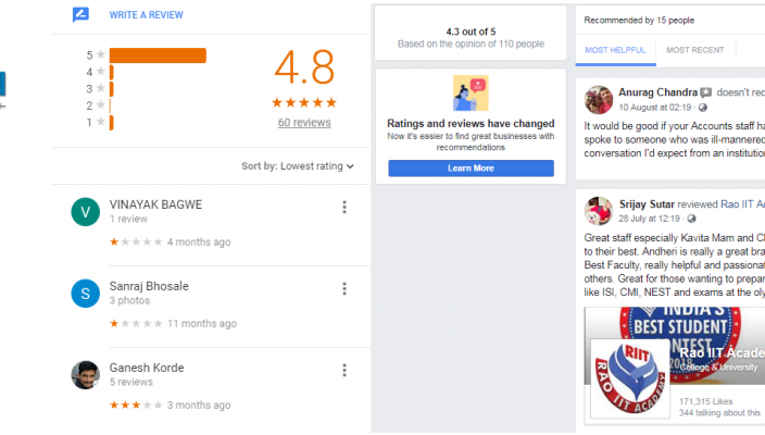 RAO ACADEMY Neet Coaching Pune Reviews