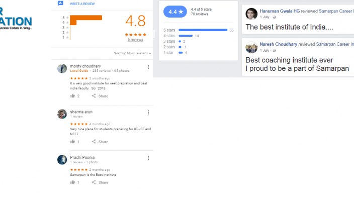 Samarpan Career Institute NEET Coaching In Jaipur Reviews
