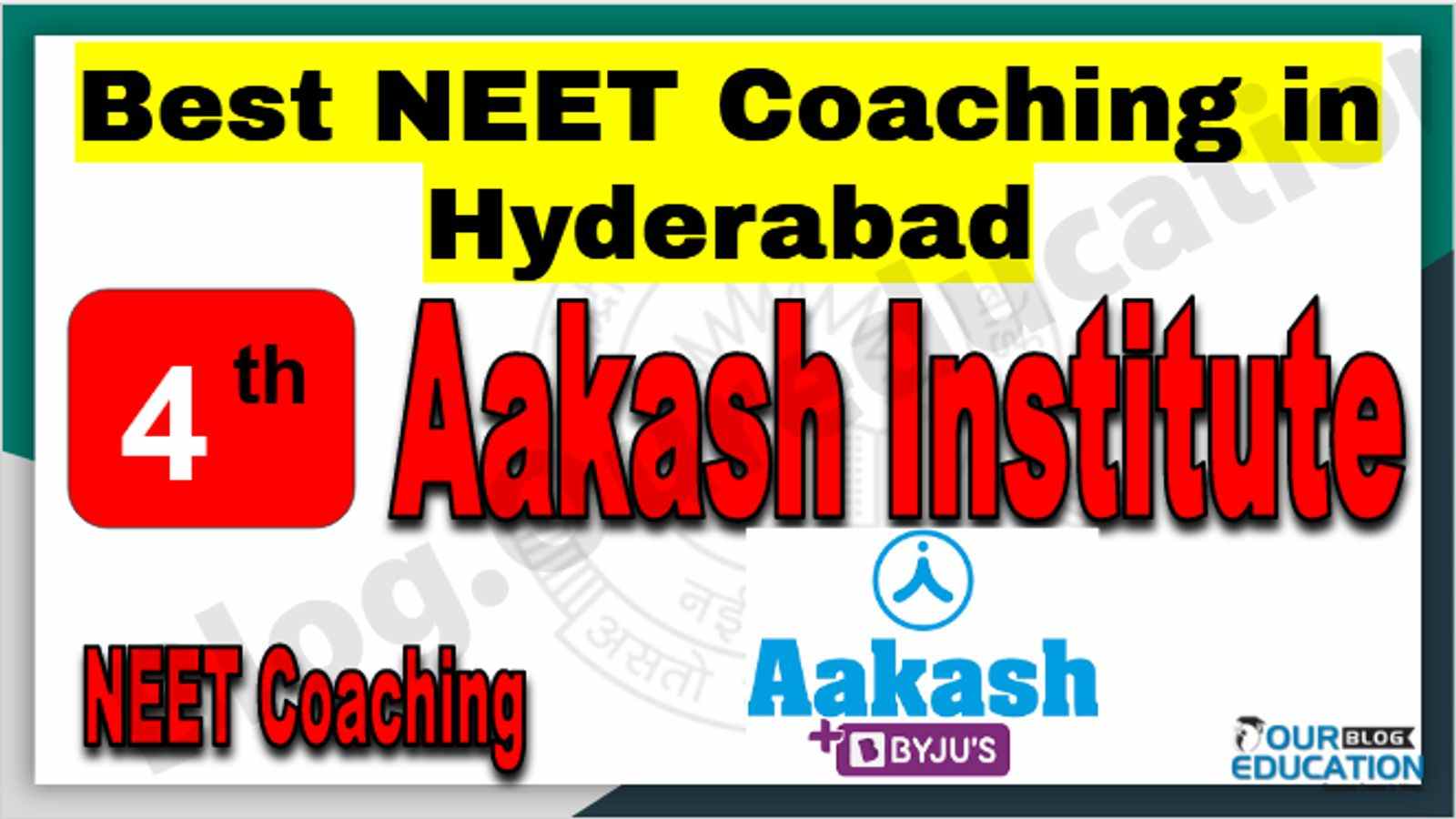 Rank 4th NEET Coaching in Hyderabad