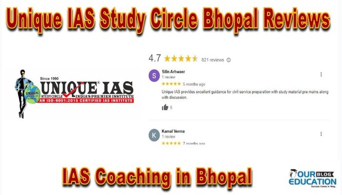 Unique IAS Study Circle Bhopal reviews
