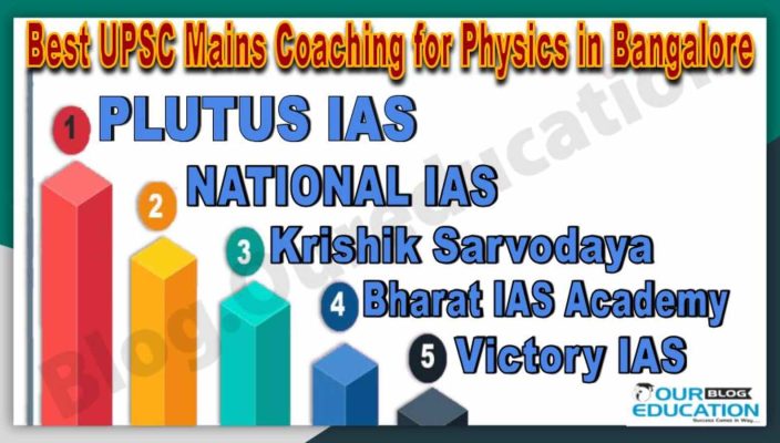 Top UPSC Mains Coaching for Physics in Bangalore