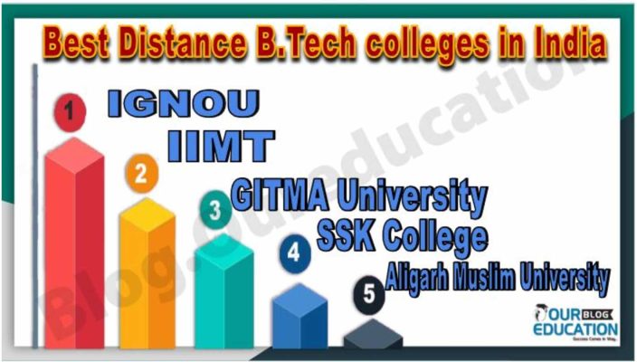 best distance b.tech colleges in india