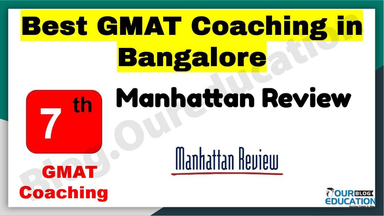 Best GMAT Coaching in Bangalore