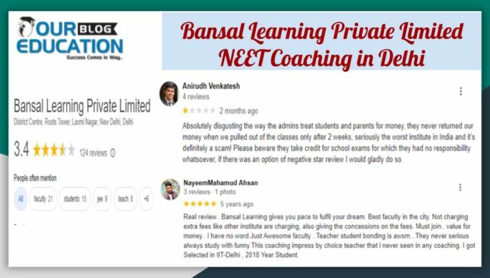 Bansal Learning Private Limited NEET Coaching in Delhi