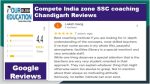 Compete India zone ssc coaching chandigarh reviews