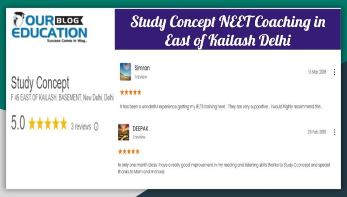 Study Concept Neet Coaching in East of Kailash Delhi