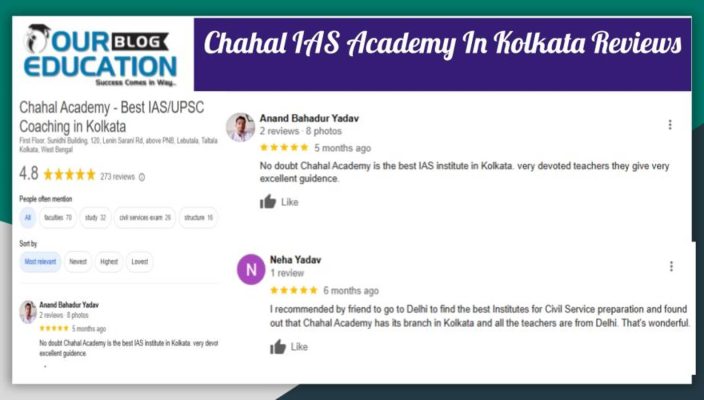 Chahal IAS Academy in Kolkata Review