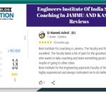 Engineer institute for ssc je in jammu kashmir reviews