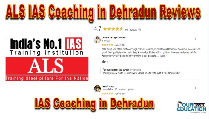 ALS IAS Coaching in Dehradun reviews