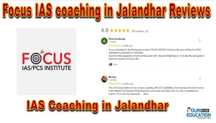 Focus IAS coaching in Jalandhar reviews