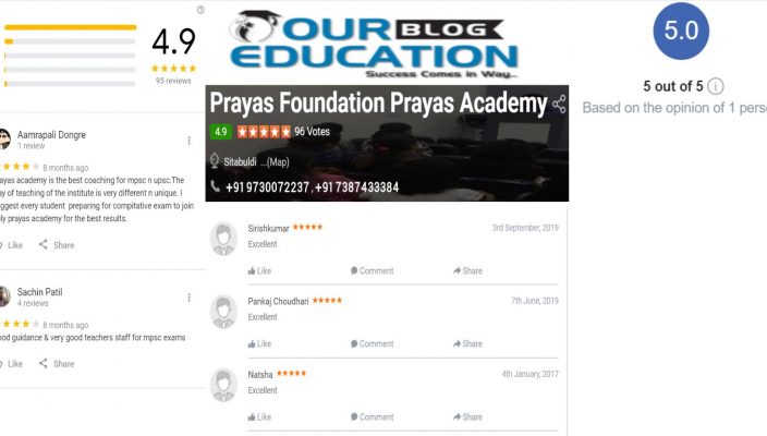 Prayas Foundation MPSC Coaching in Nagpur Reviews