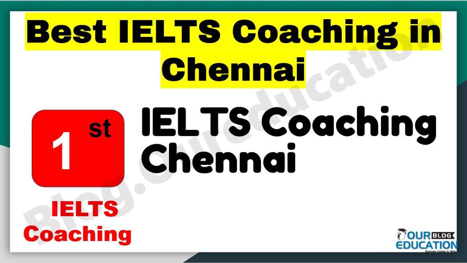 Best IELTS Coaching in Chennai