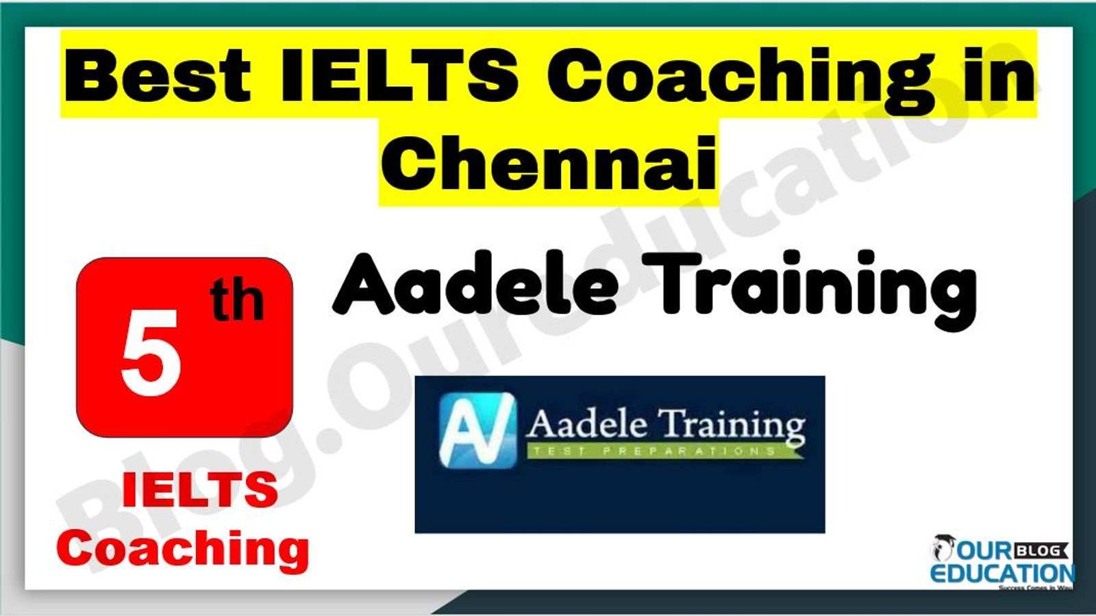 Best IELTS Coaching in Chennai