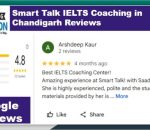 SmartTalks IELTS Coaching reviews in chandigarh