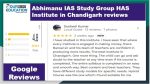 Abhimanu IAS Group study Chandigarh Reviews