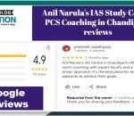 Anil Narula IAS coaching PCS Chandigarh Reviews