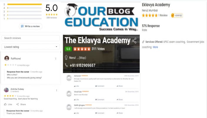 Eklavya IAS Academy in Navi Mumbai Review