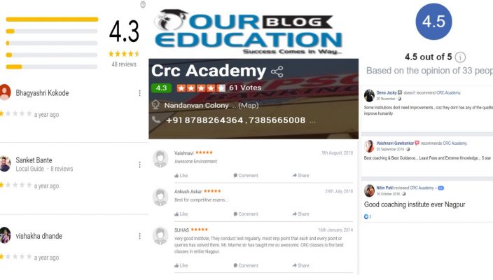CRC Academy MPSC Coaching In Nagpur Review