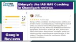 Eklavya classes Chandigarh Reviews