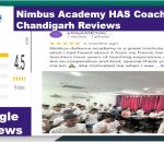 Nimbus Academy Chandigarh Reviews