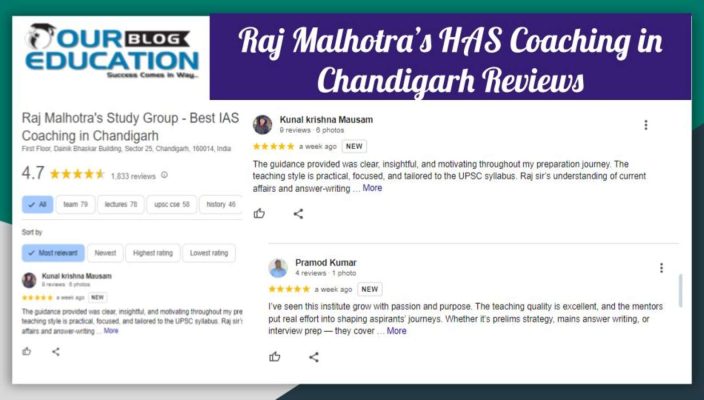 Raj Malhotra’s HAS Coaching in Chandigarh Review