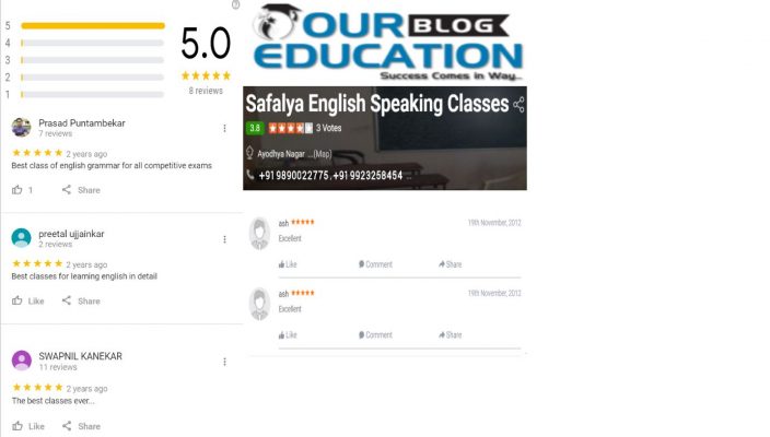 Safalya English Speaking & Grammar Classes for MPSC in Nagpur Review