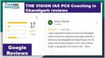 THE VISION IAS PCS chandigarh reviews
