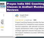 prayas India SSC coaching in Mumbai andheri