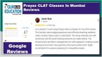 CLAT classes prayas coaching reviews mumbai