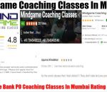 Mind Game Bank PO Coaching Classes In Mumbai Review