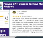 Prayas CAT classes mumbai reviews