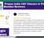Pryas India CAT classes mumbai powai reviews