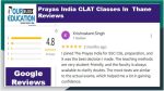 Pyayas Thane Reviews for clat coaching