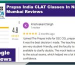 Pyrayas Clat Coaching Reviews of Navi mumbai