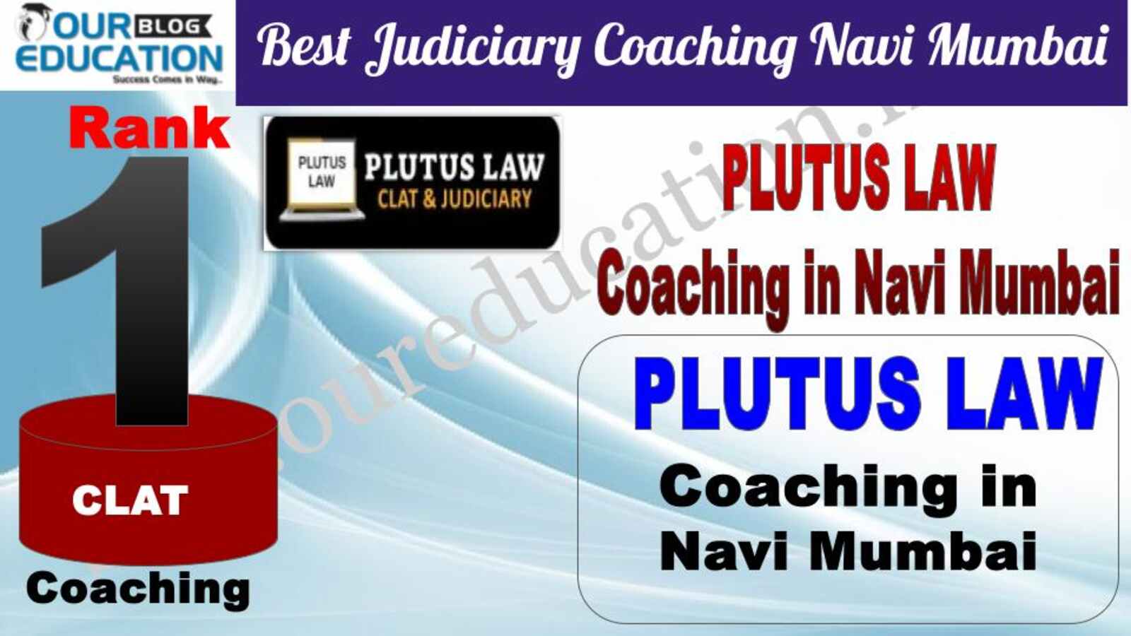 Rank 1. Plutus LAW CLAT Coaching in Navi Mumbai