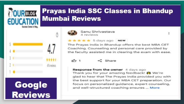 SSC classes of prayas Bhandup Mumbai reviews