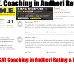 TIME CAT Coaching In Andheri Mumbai Review