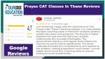 Thane Reviews of prayas CAT classes