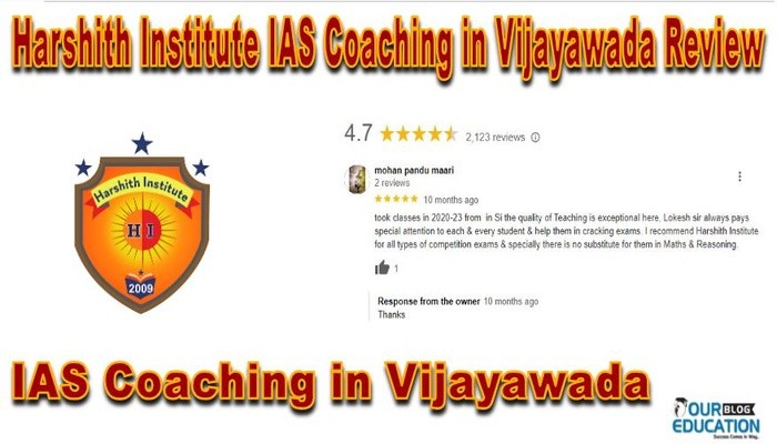 harshith Institute IAS Coaching in Vijayawada review